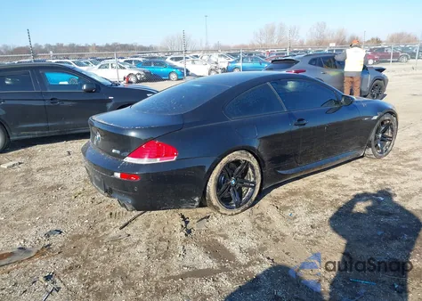 2007 BMW M6 z USA, uszkodzony, nr VIN WBSEH93507CY23619